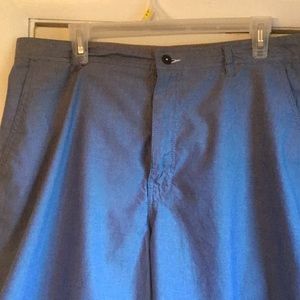 Size 38 Geoffrey Beene Chambray Blue shorts